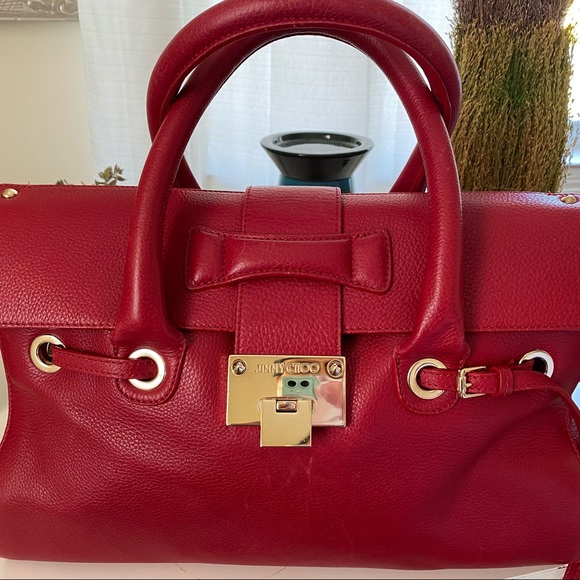 Jimmy Choo Handbags - Authentic Jimmy Choo Red bag